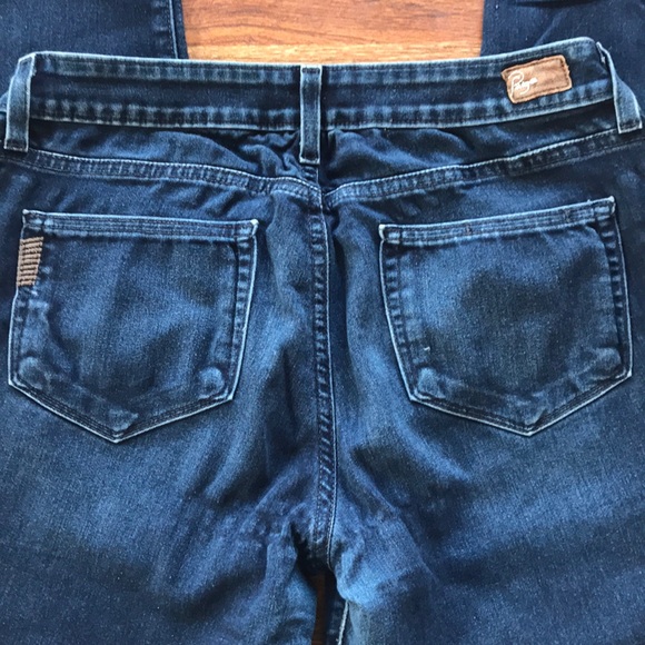 Paige Stretch Jeans - Dark Wash - Picture 3 of 4